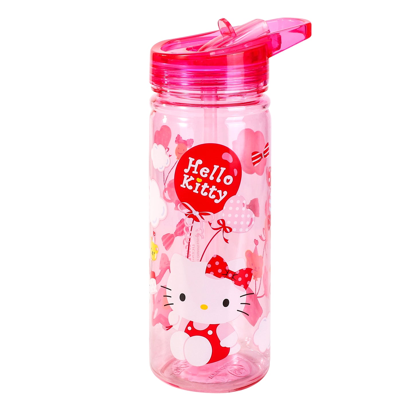Hello Kitty 580ml Water Bottle for Kids, School Drinks Bottle Made of Durable Ecozen BPA Free