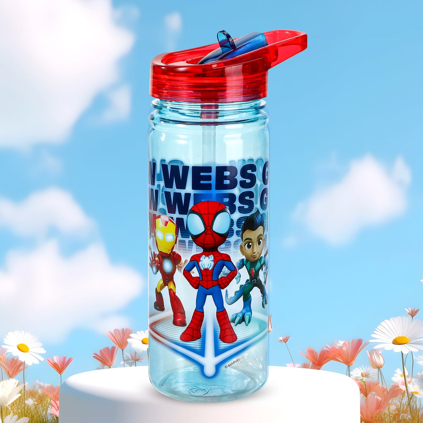 Hello Kitty 580ml Water Bottle for Kids, School Drinks Bottle Made of Durable Tritan BPA Free