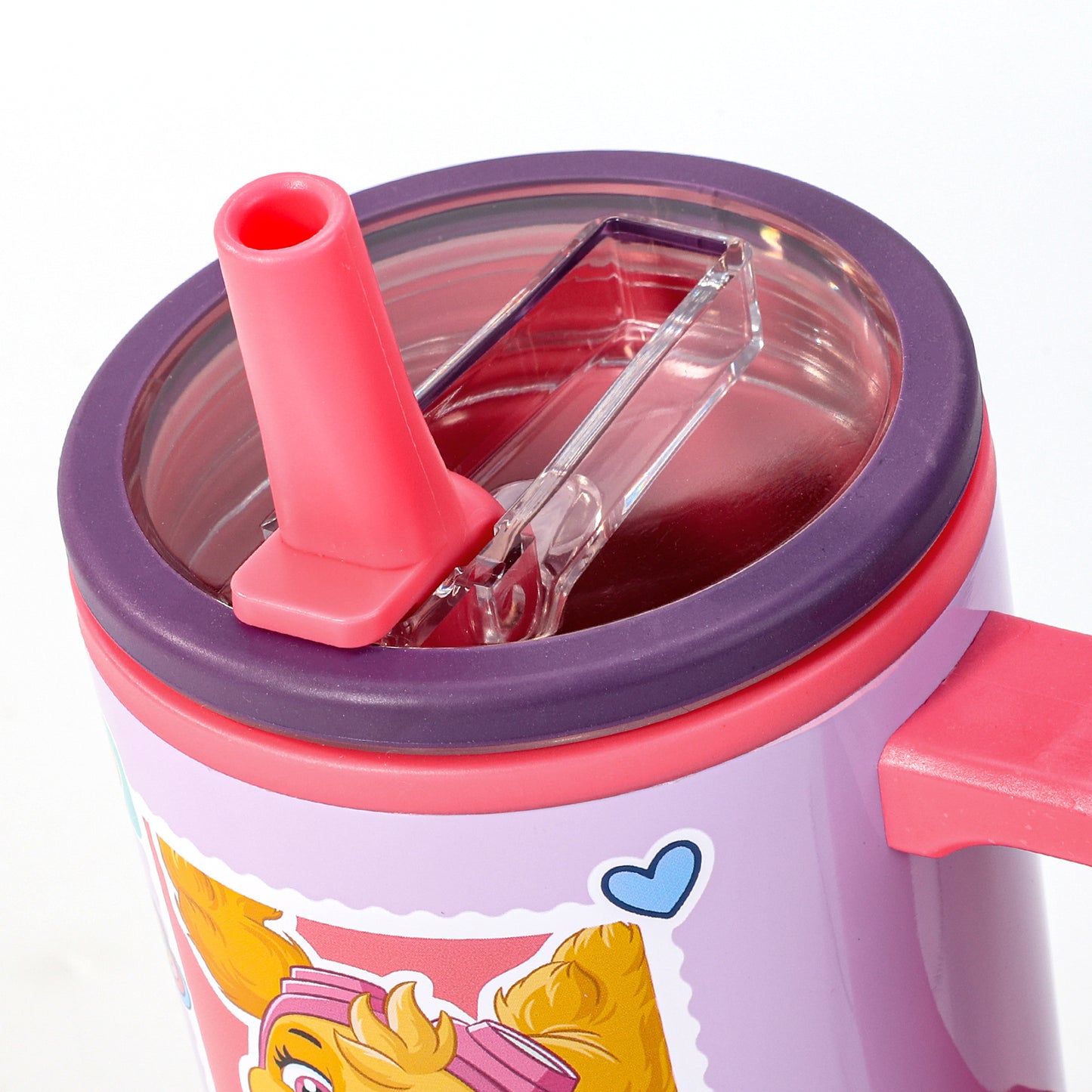 Paw Patrol Girl 640mL Double Walled Vacuum Insulated Tumbler with Straw & Handle