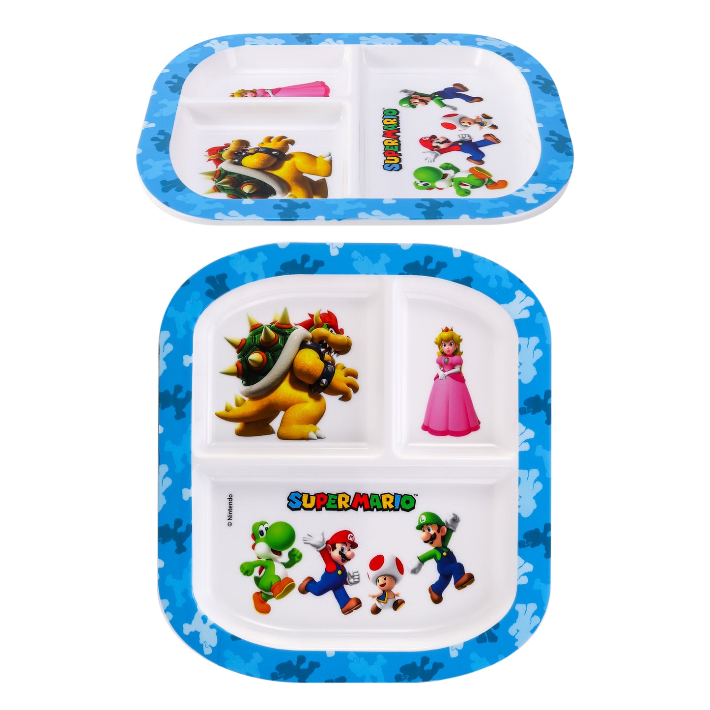Super Mario 3 Section Childrens Divided Breakfast Lunch Dinner Plate