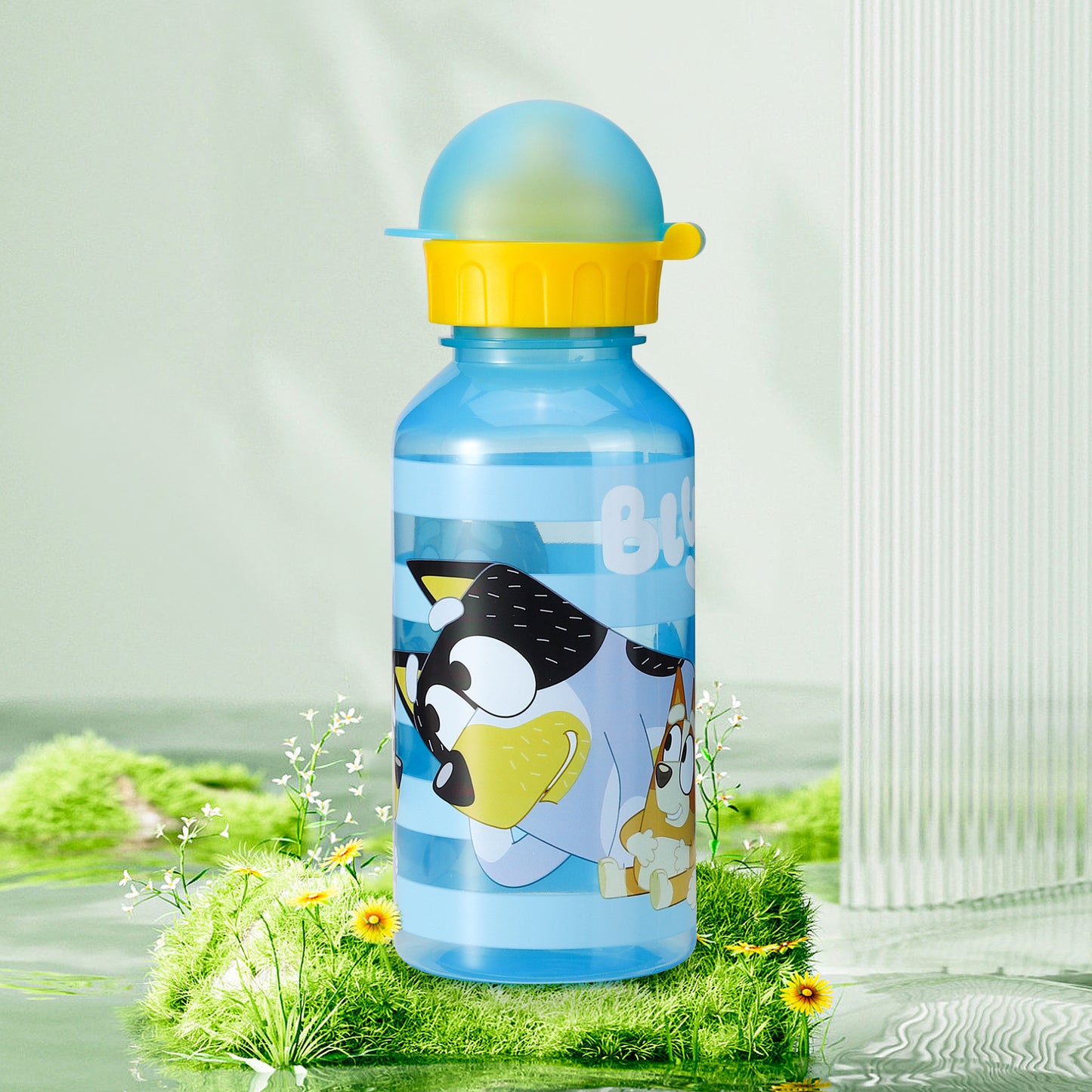 Bluey 370ml Water Bottle for Kids School Drinks Bottle Made of Durable Material Reusable BPA Free