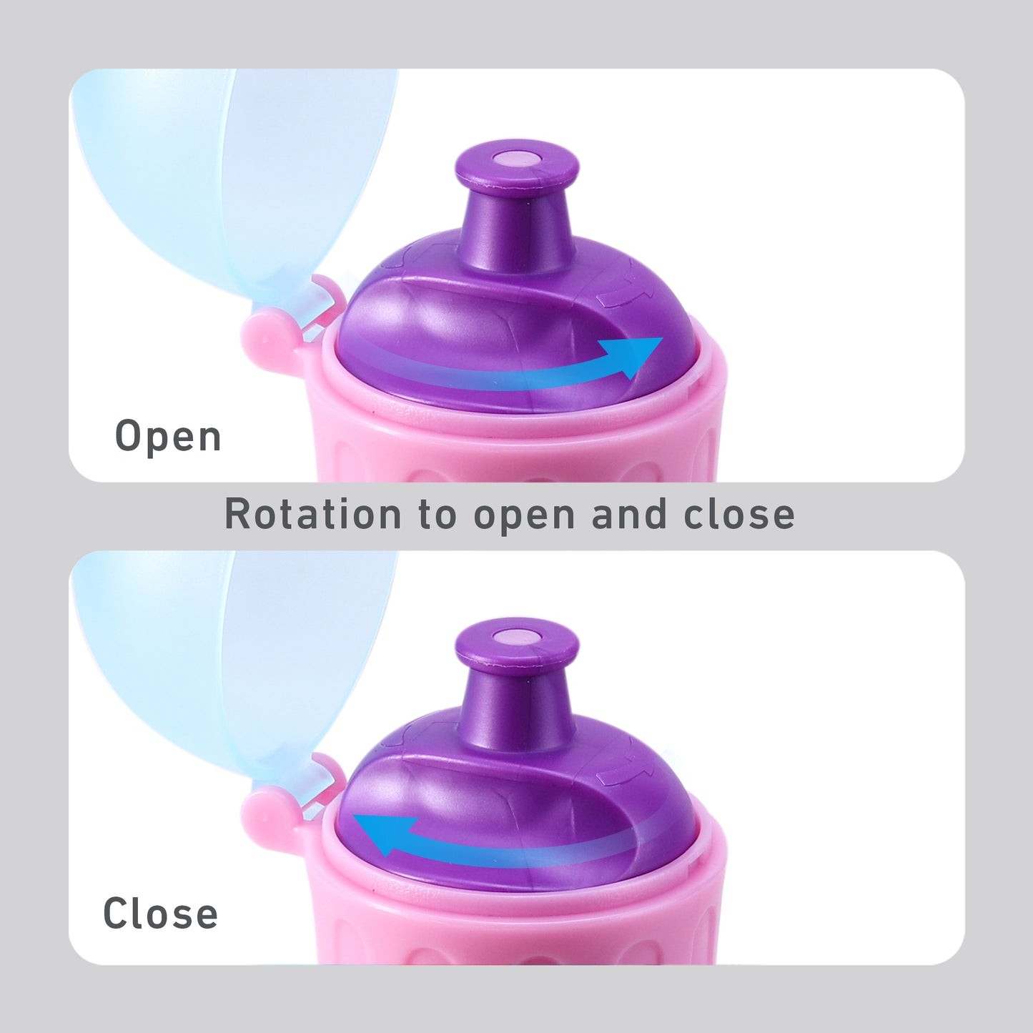 Gabby's Dollhouse 370ml Water Bottle for Kids School Drinks Bottle Made of Durable Material Reusable BPA Free
