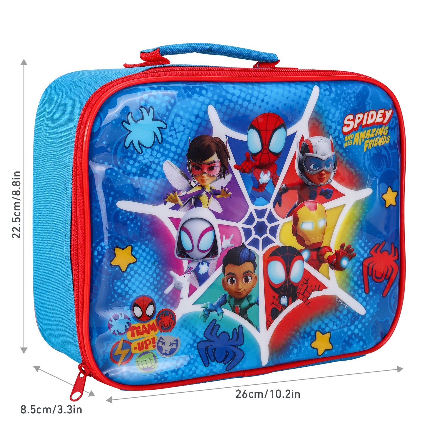 Spidey Insulated Lunch Box Bag, Perfect Size for Packing Hot or Cold Snacks, BPA Free