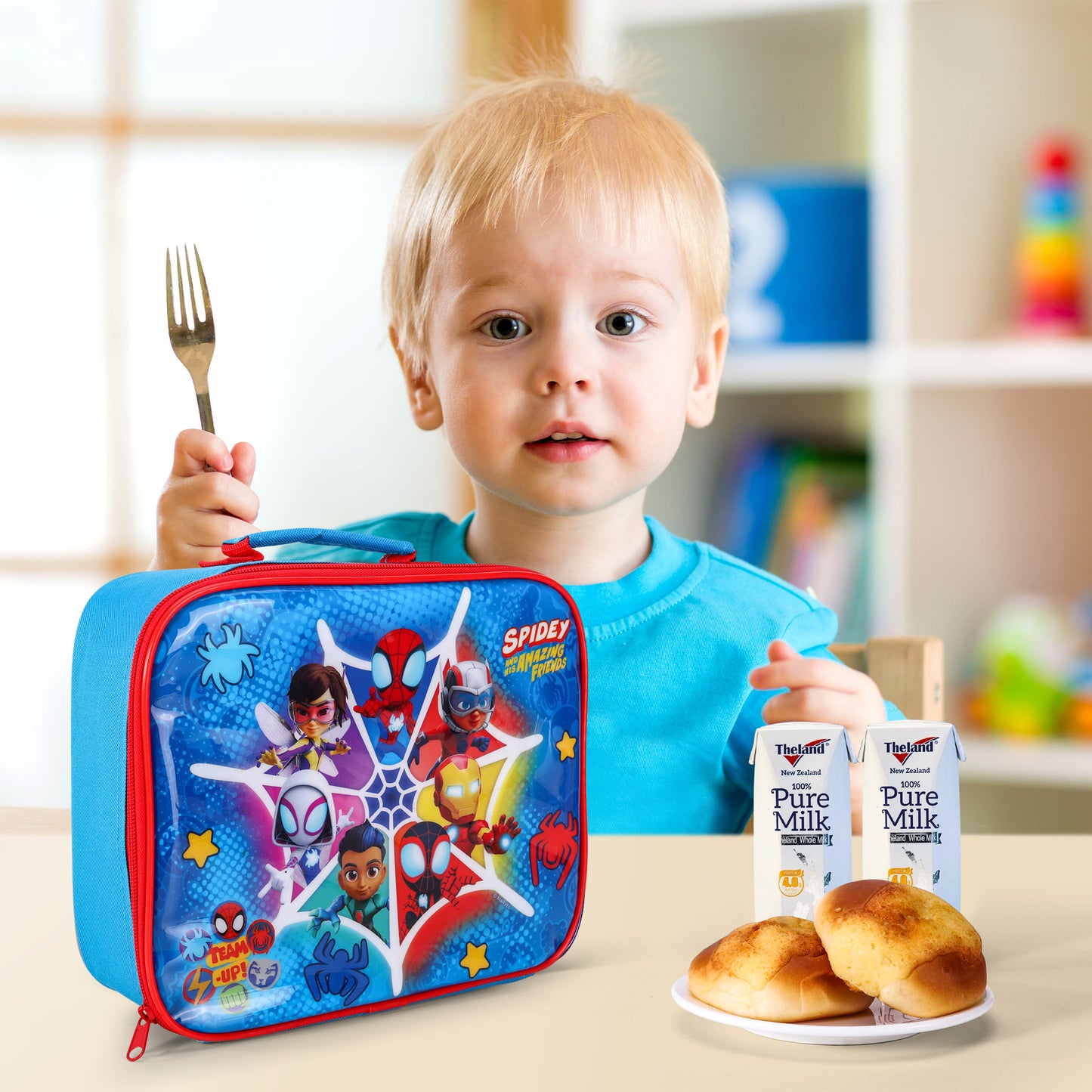 Spidey Insulated Lunch Box Bag, Perfect Size for Packing Hot or Cold Snacks, BPA Free