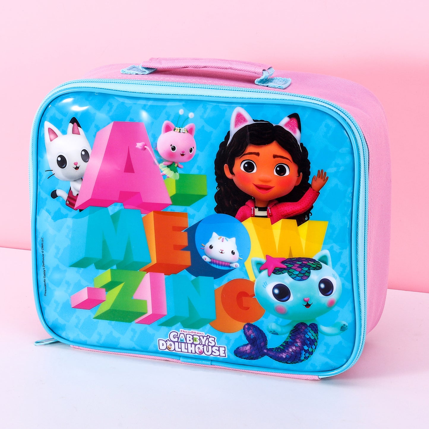 Gabby's Dollhouse Insulated Lunch Box Bag, Perfect Size for Packing Hot or Cold Snacks, BPA Free