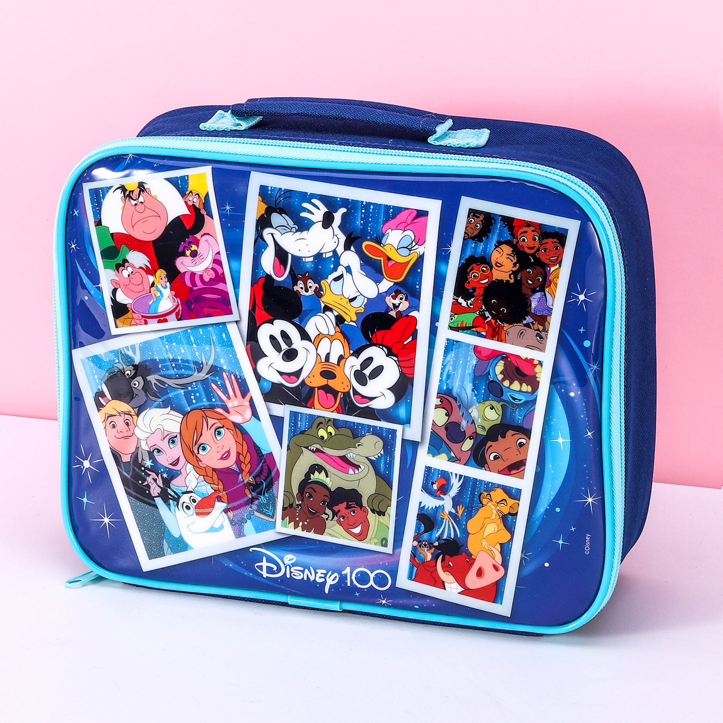 Disney 100 Insulated Lunch Box Bag, Perfect Size for Packing Hot or Cold Snacks, BPA Free
