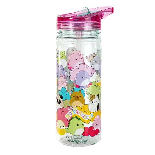 Squishmallows 580ml Water Bottle for Kids, School Drinks Bottle Made of Durable Ecozen BPA Free