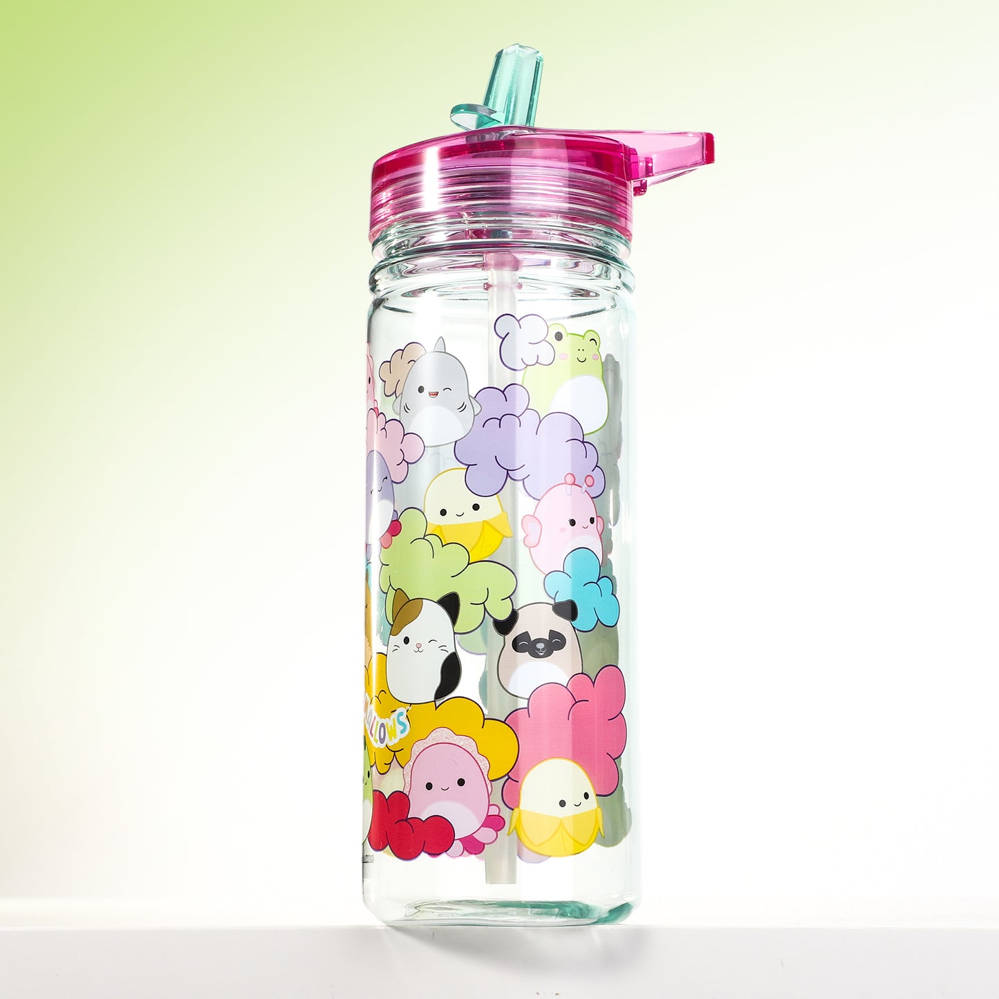 Squishmallows 580ml Water Bottle for Kids, School Drinks Bottle Made of Durable Ecozen BPA Free