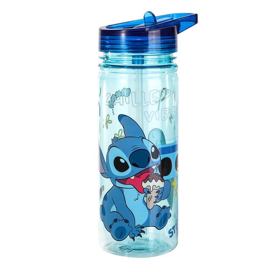 Stitch 580ml Water Bottle for Kids, School Drinks Bottle Made of Durable Ecozen BPA Free