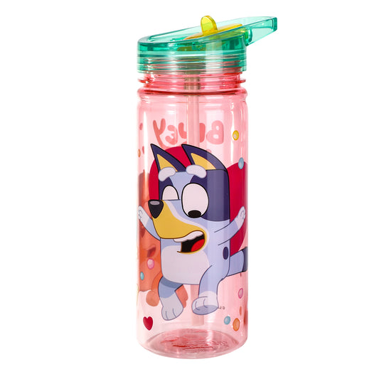Bluey 580ml Water Bottle for Kids, School Drinks Bottle Made of Durable Ecozen BPA Free