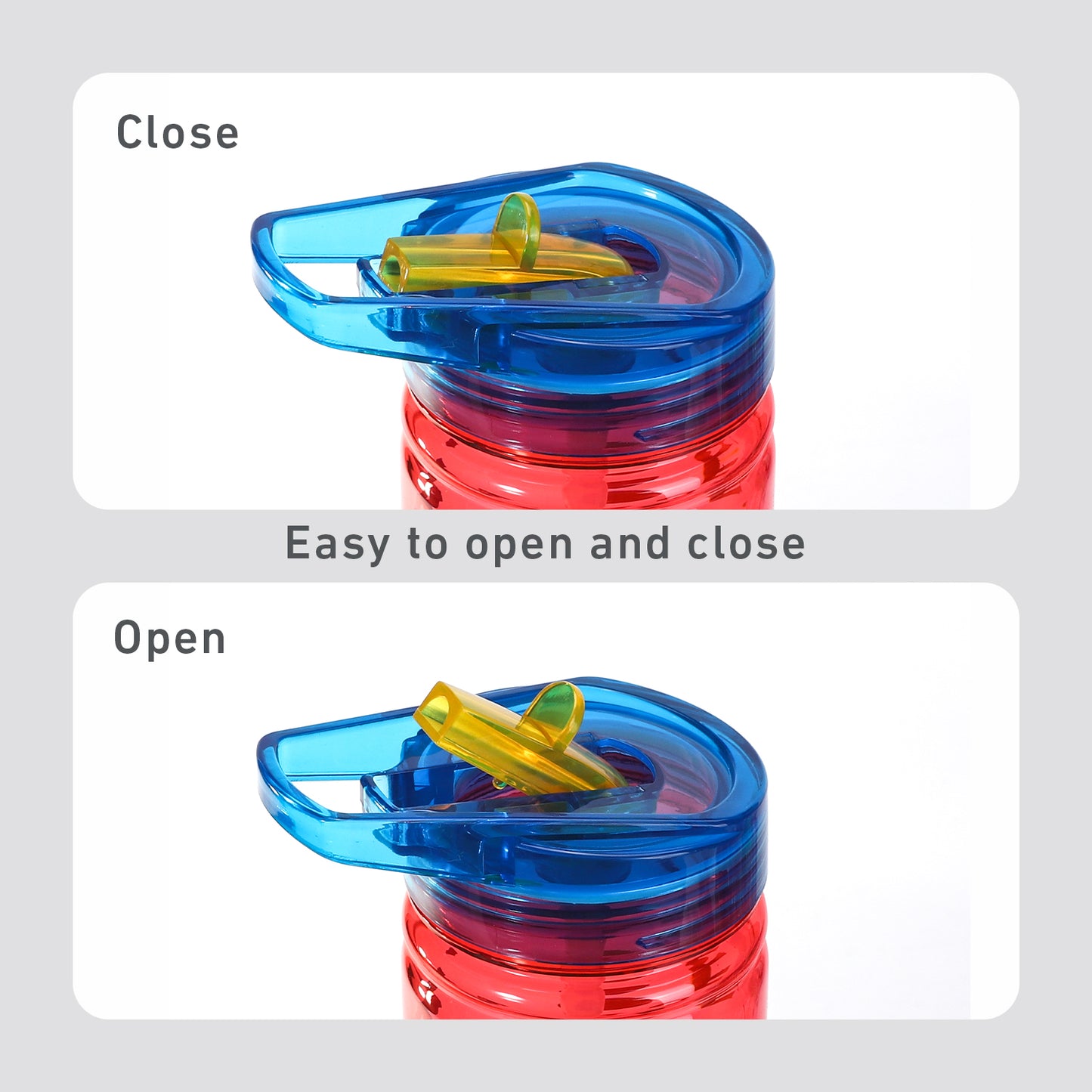 Mickey Mouse 580ml Water Bottle for Kids, School Drinks Bottle Made of Durable Ecozen BPA Free