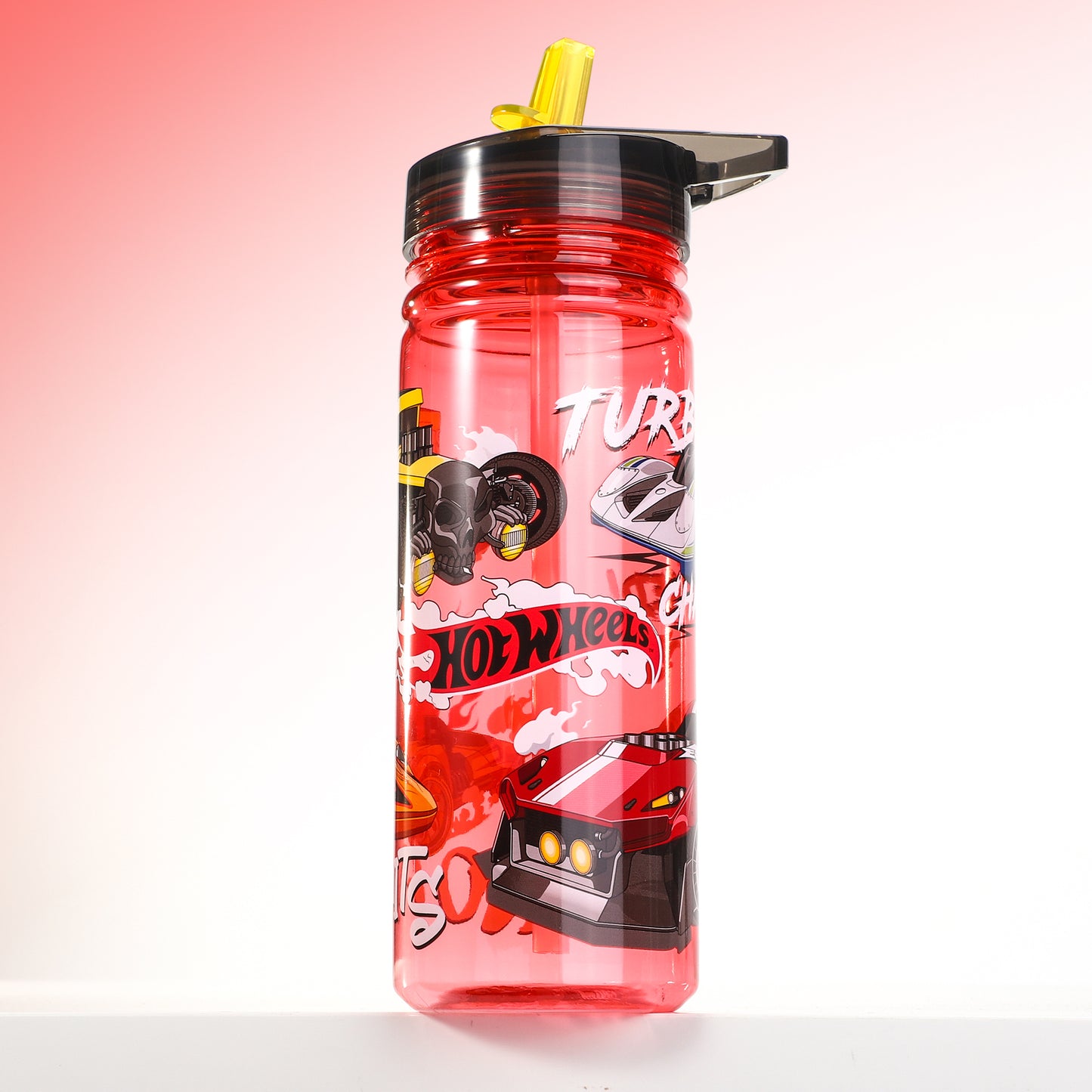 Hot Wheels 580ml Water Bottle for Kids, School Drinks Bottle Made of Durable Ecozen BPA Free