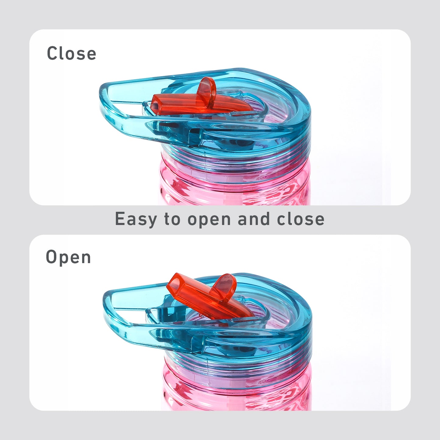 Hello Kitty & Friends 580ml Water Bottle for Kids, School Drinks Bottle Made of Durable Ecozen BPA Free