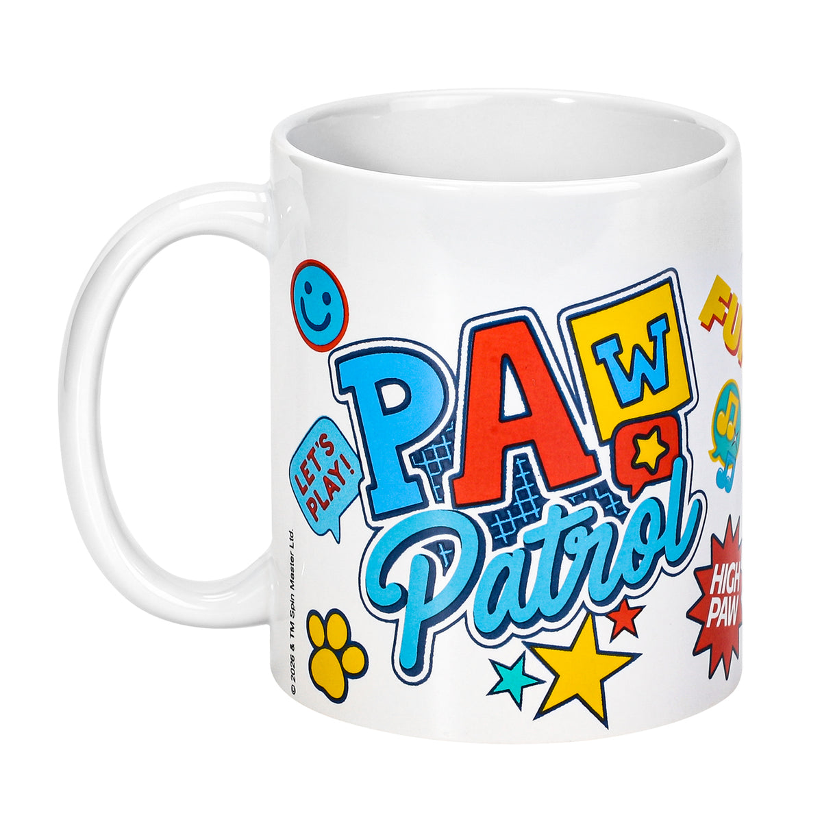 Paw Patrol 11oz Ceramic Mug – Chase, Marshall & Rubble 325ml Coffee Cup, Dishwasher & Microwave Safe, Officially Licensed Gift for Kids & Adults