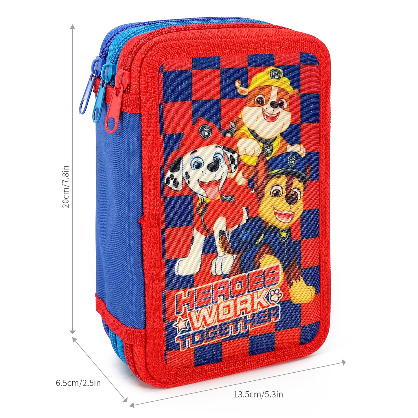 Paw Patrol 3 Tier Large Pencil Case School Supplies Pens Pencils Sets