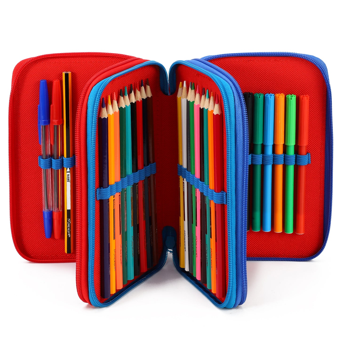 Paw Patrol 3 Tier Large Pencil Case School Supplies Pens Pencils Sets