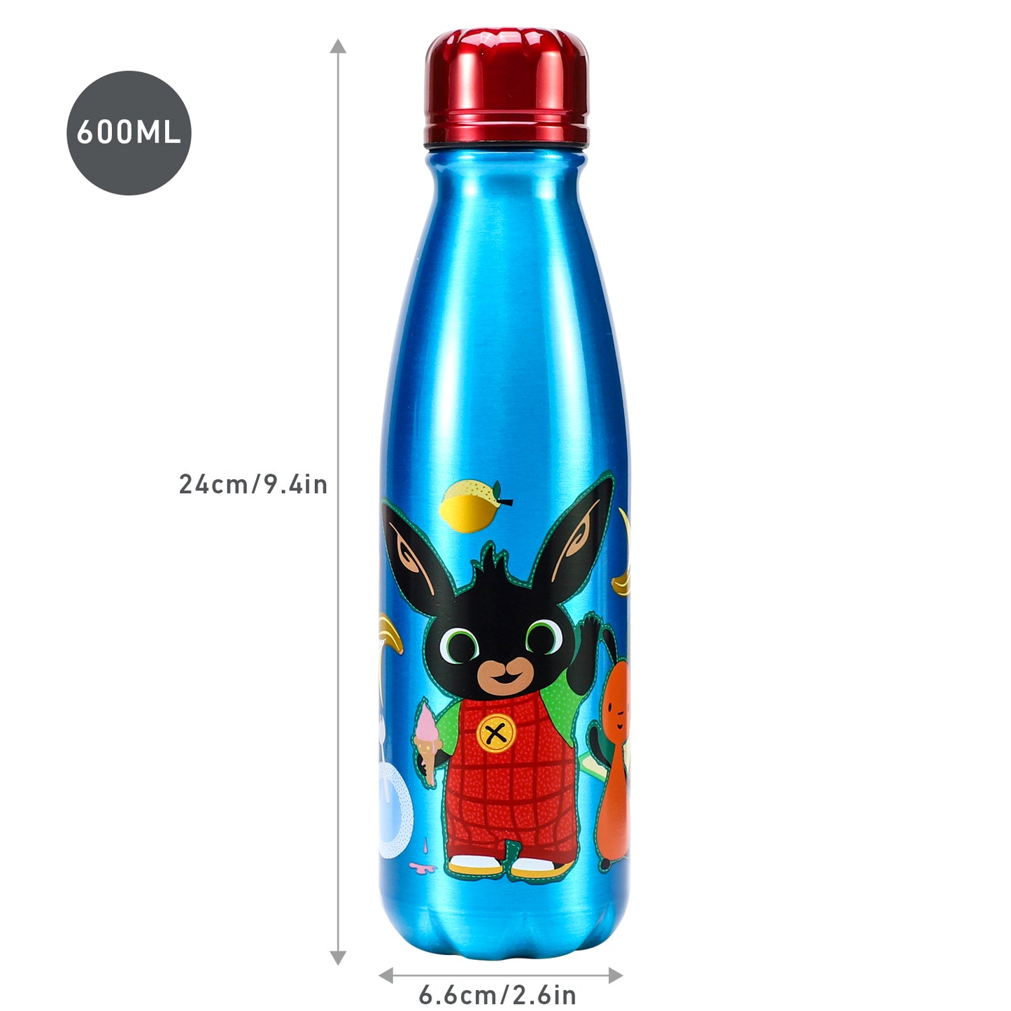 Bing Children's Aluminum Reusable Water Bottle 600ml