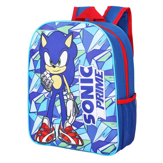Sonic the Hedgehog Childrens Backpack Bag Boys Girls with side mesh pocket