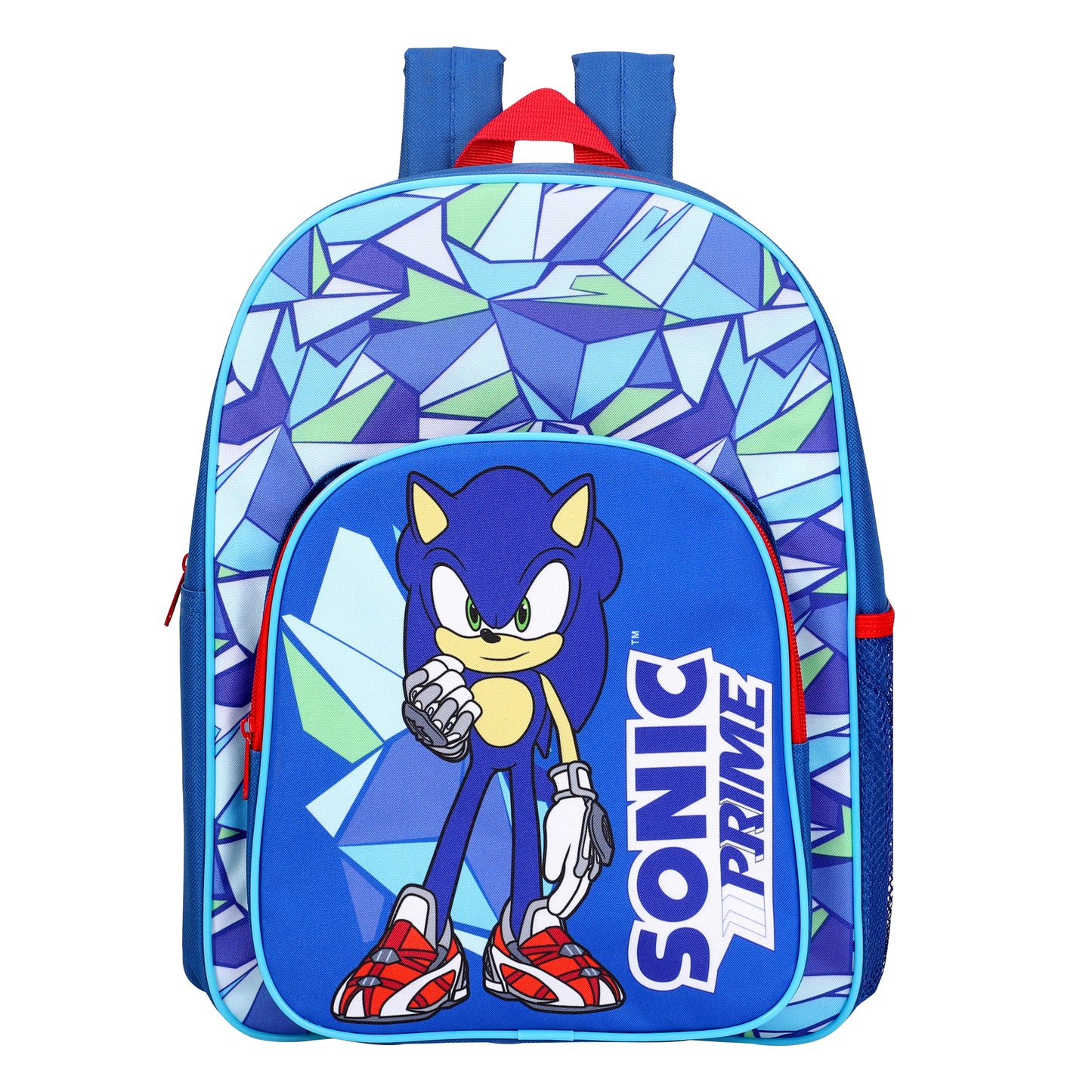 Sonic the Hedgehog Childrens Backpack Bag Boys Girls with side mesh pocket