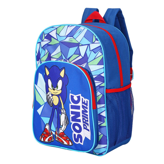 Sonic the Hedgehog Childrens Backpack Bag Boys Girls with side mesh pocket