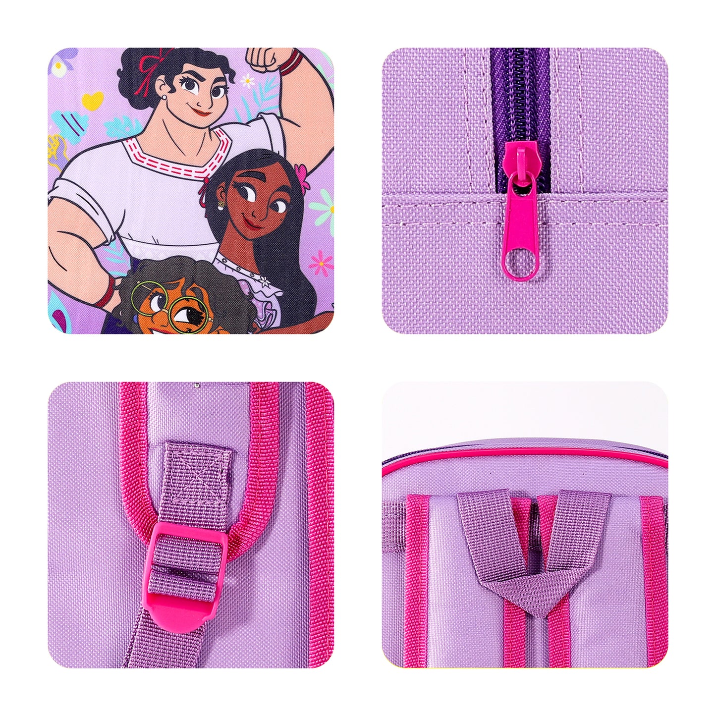 Disney Encanto Childrens Backpack Bag Boys Girls with side mesh pocket