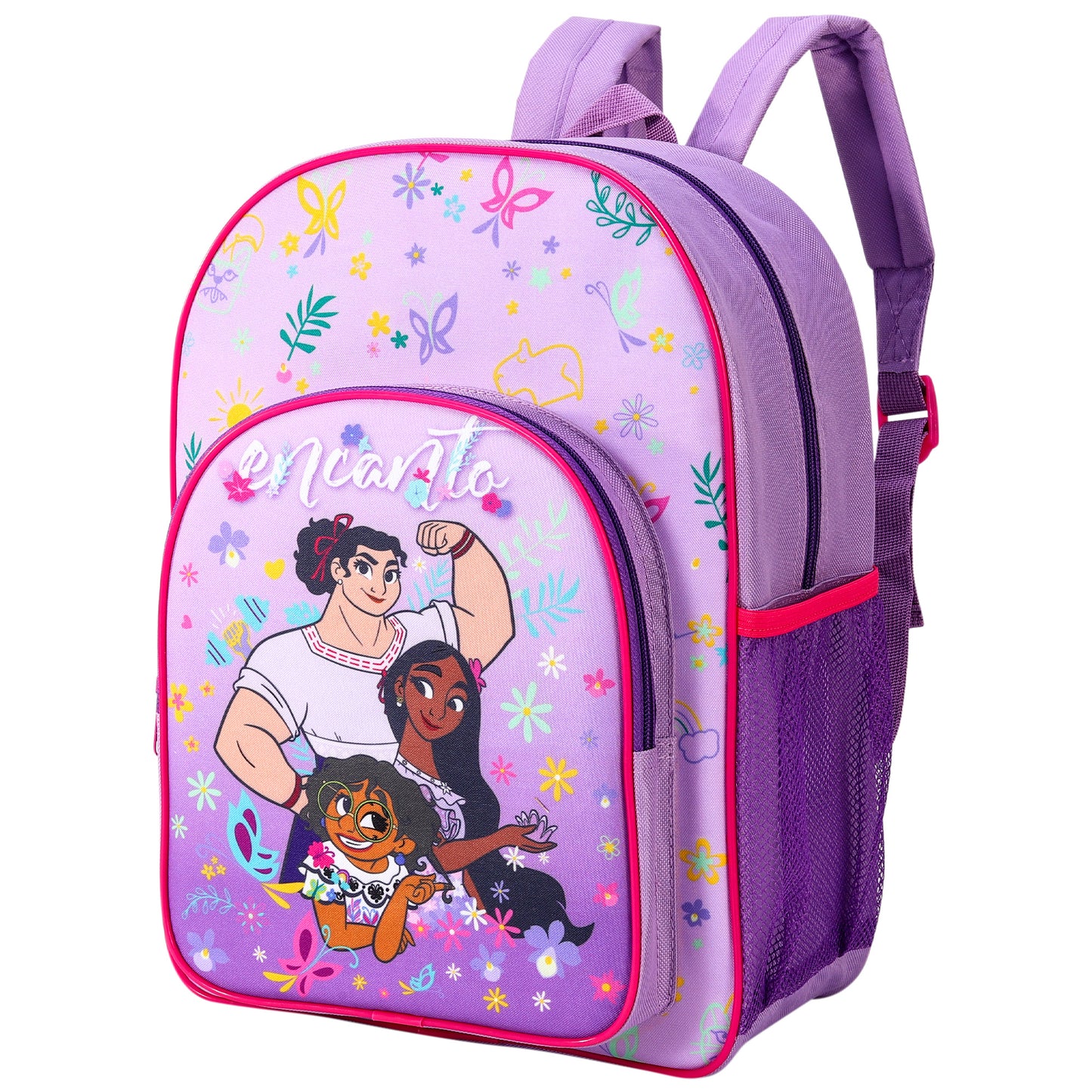 Disney Encanto Childrens Backpack Bag Boys Girls with side mesh pocket