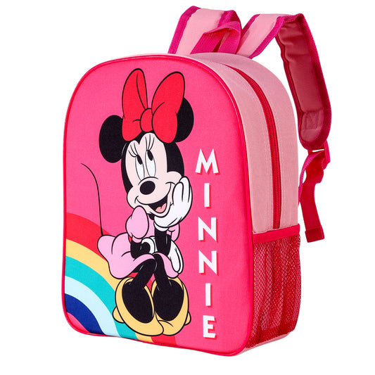Disney Minnie Mouse Childrens Backpack Bag Boys Girls with side mesh pocket