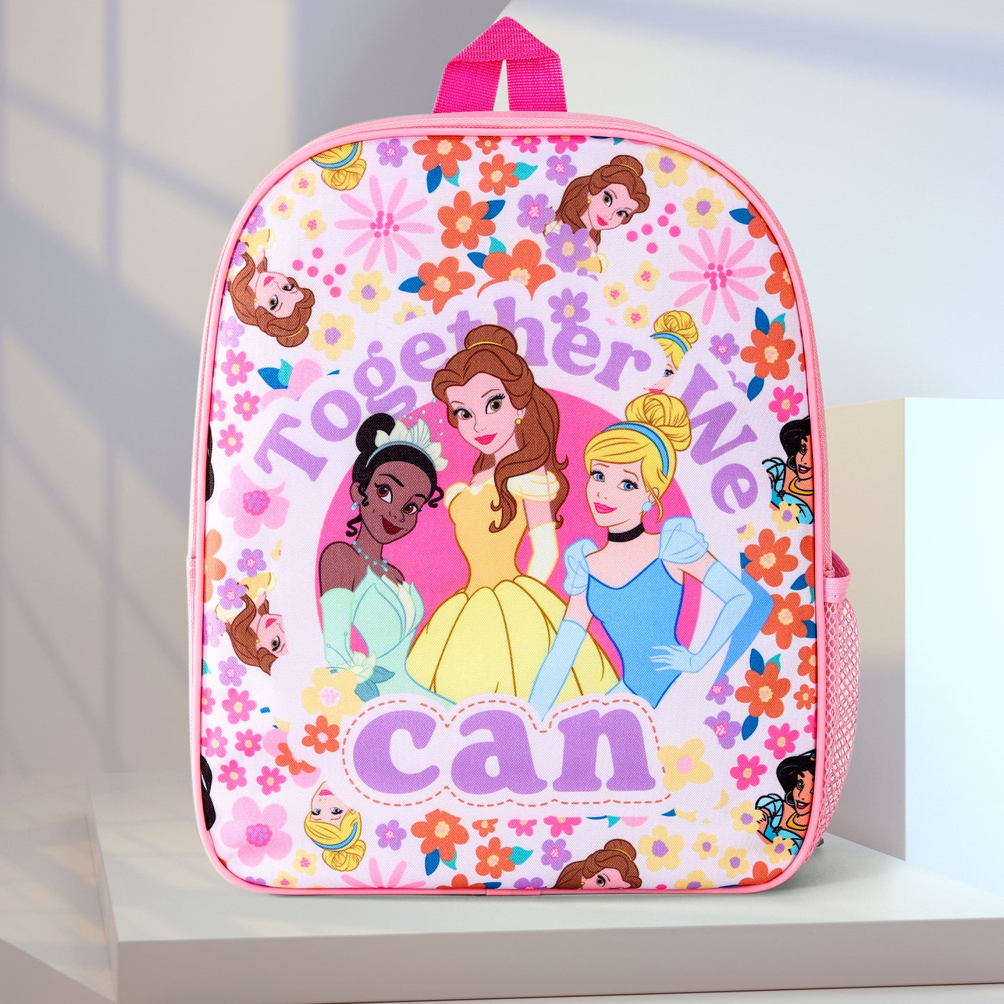 Disney Princess Childrens Backpack Bag Boys Girls with side mesh pocket