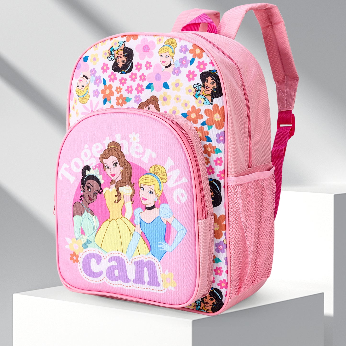 Disney Princess Childrens Backpack Bag Boys Girls with side mesh pocket