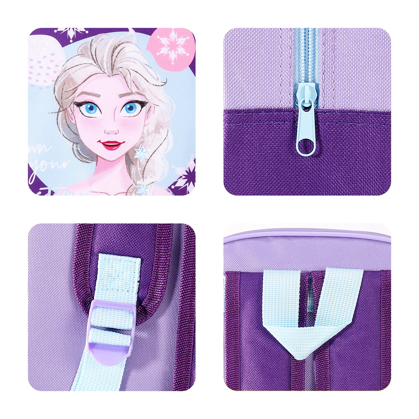 Disney Frozen Childrens Backpack Bag Boys Girls with side mesh pocket