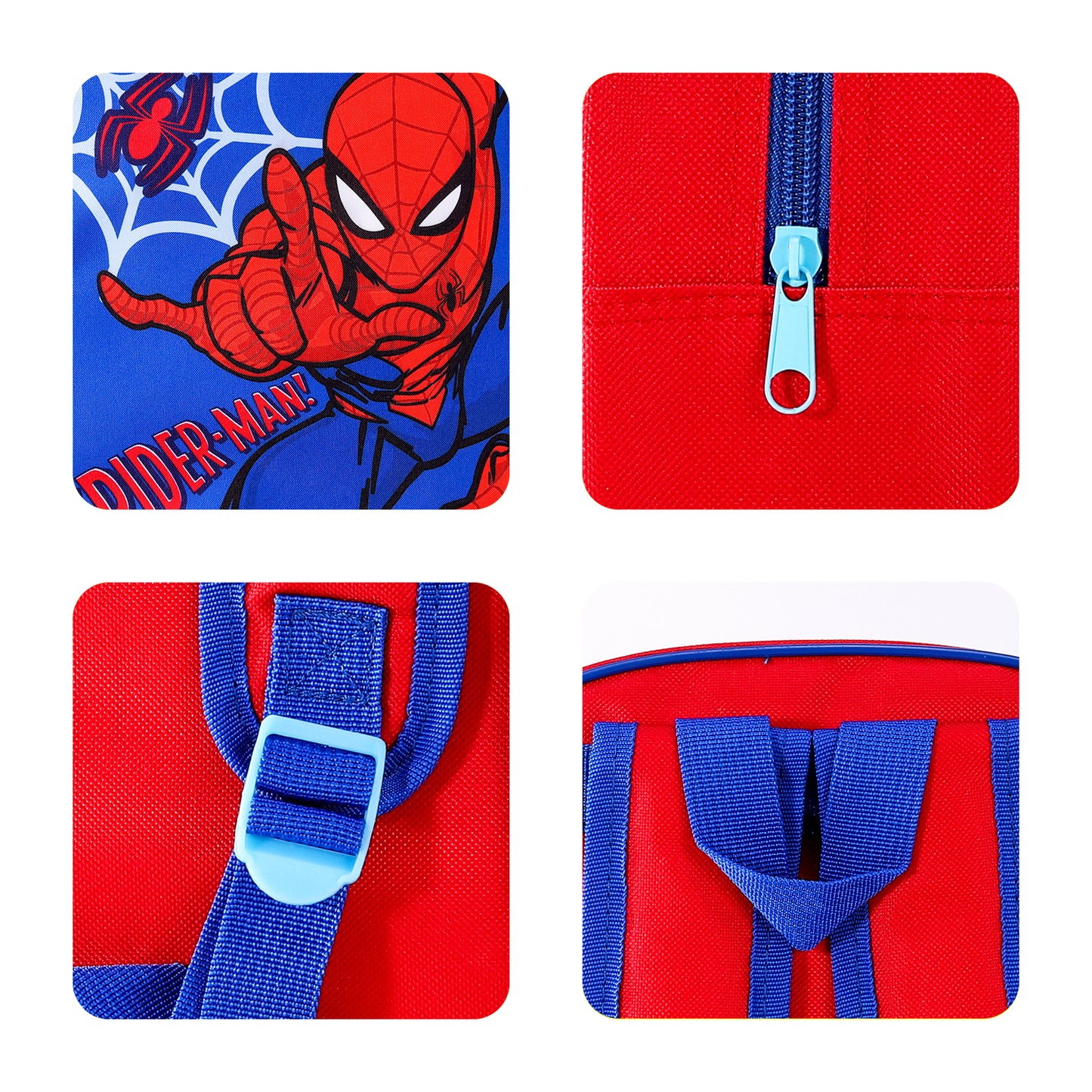Spiderman Childrens Backpack Bag Boys Girls with side mesh pocket