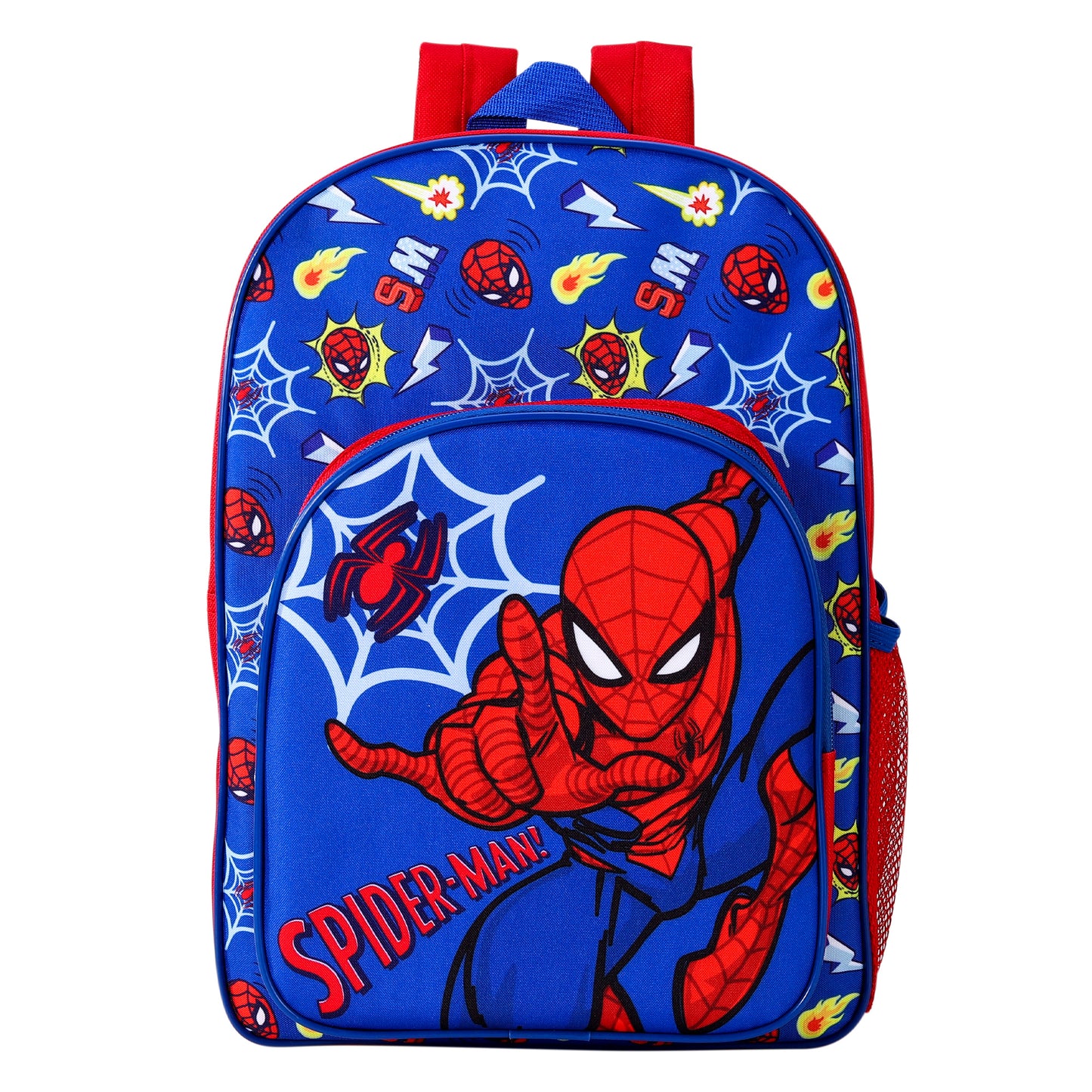Spiderman Childrens Backpack Bag Boys Girls with side mesh pocket