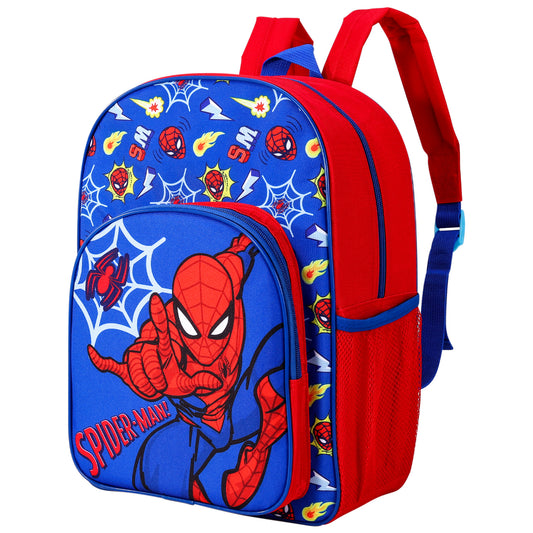 Spiderman Childrens Backpack Bag Boys Girls with side mesh pocket