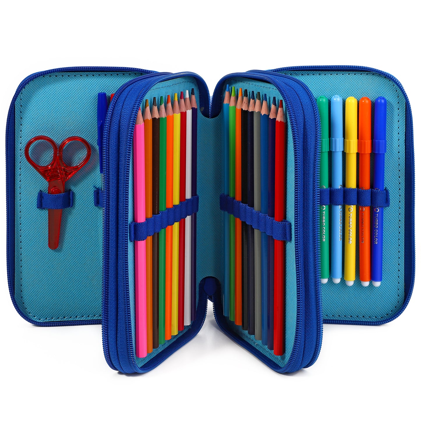 Disney Stitch 3 Tier Large Pencil Case School Supplies Pens Pencils Sets