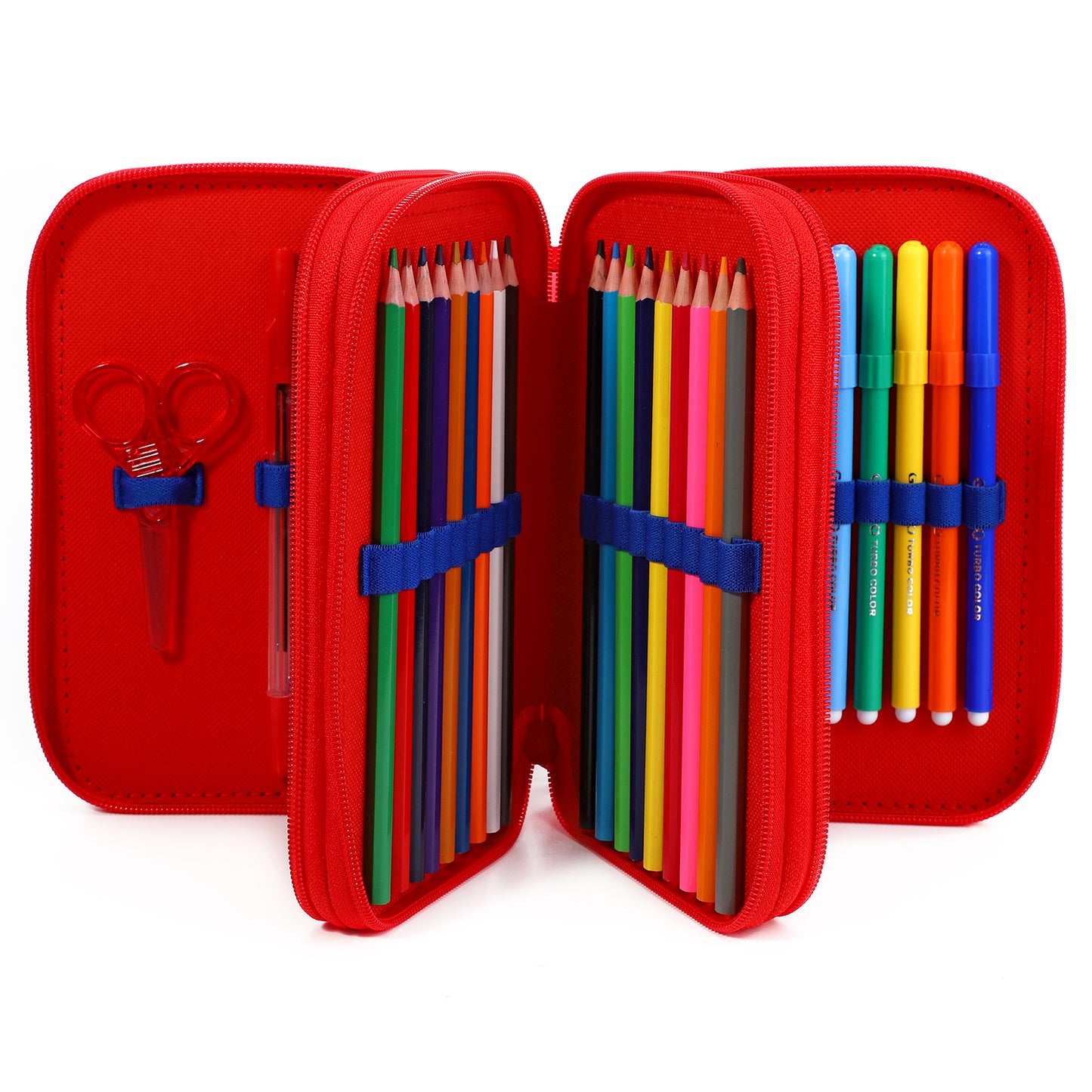 Sonic The Hedgehog 3 Tier Large Pencil Case School Supplies Pens Pencils Sets