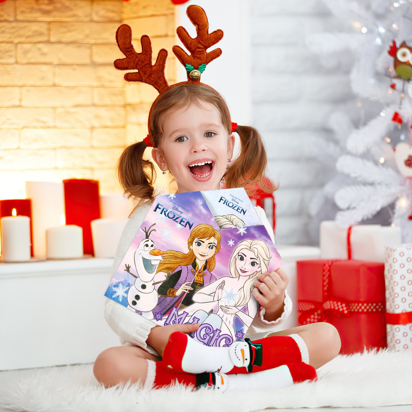 Frozen Xmas Advent Calendar Creative Art & Craft Stationery Set Kids Children Xmas Christmas Countdown Fun