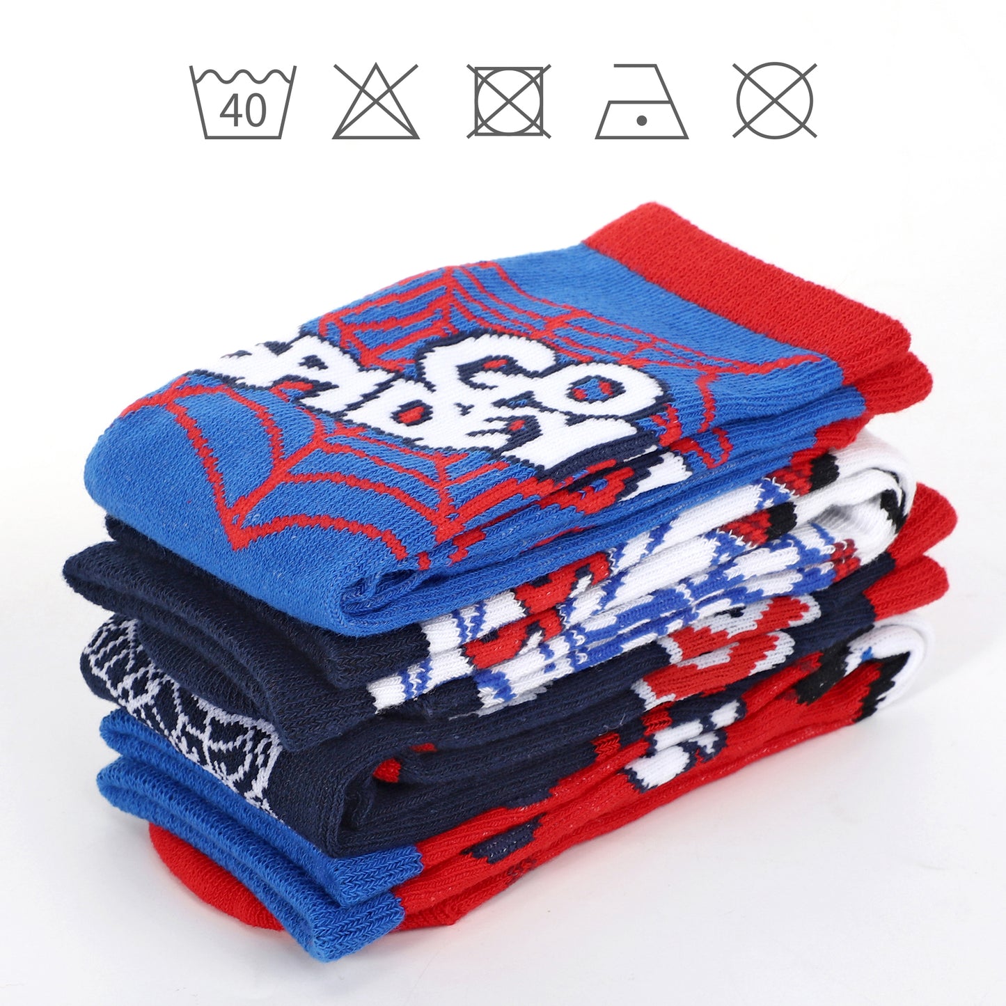 Spidey 4 Pair Ankle Cotton Socks for Kids, Packed in Round Money Piggy Bank Plastic Cylinder