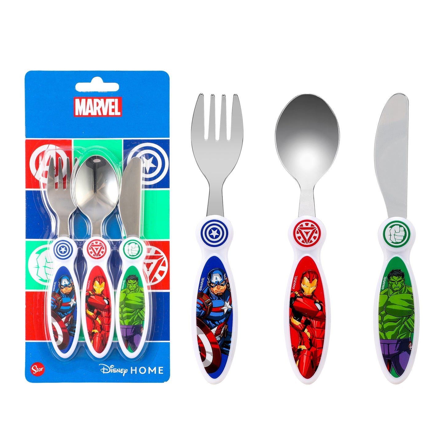 Avengers Children's Kids 3pcs Cutlery Set