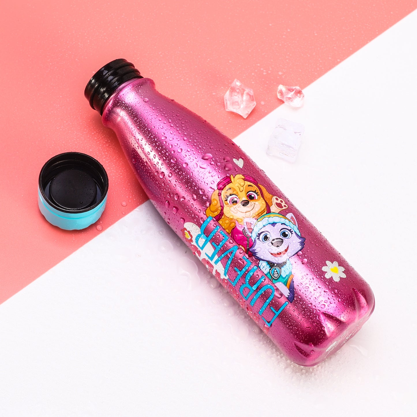 Paw Patrol Girls Children's Aluminum Reusable Water Bottle 600ml