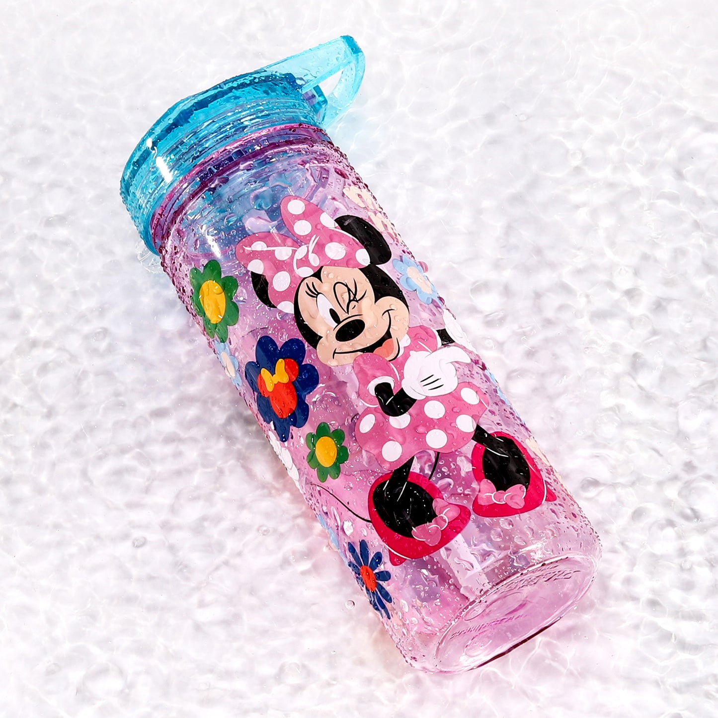 Minnie Mouse 580ml Water Bottle for Kids, School Drinks Bottle Made of Durable Ecozen BPA Free