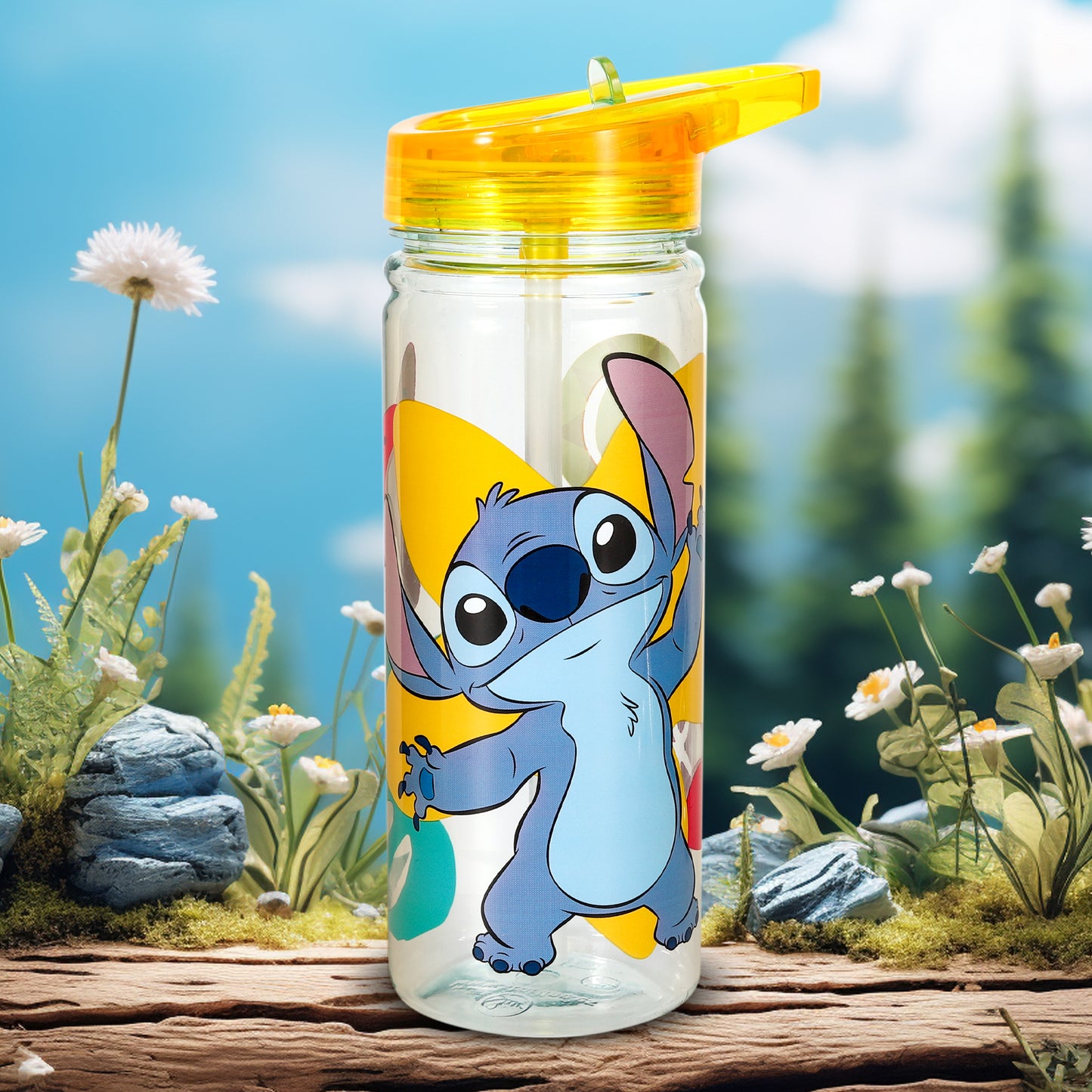 Fireman Sam 580ml Water Bottle for Kids, School Drinks Bottle Made of Durable Tritan BPA Free