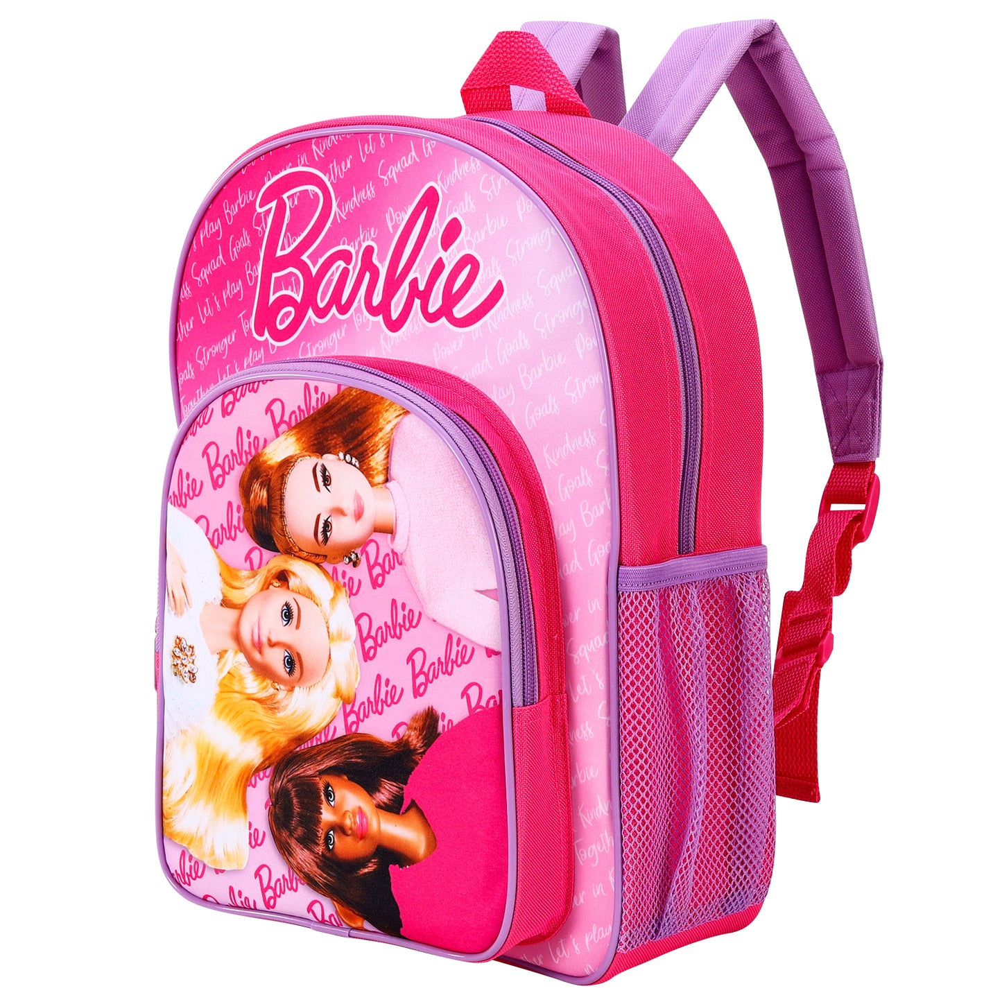Barbie Kids Childrens Premium Backpack School Rucksack Travel Bag, Multicolour