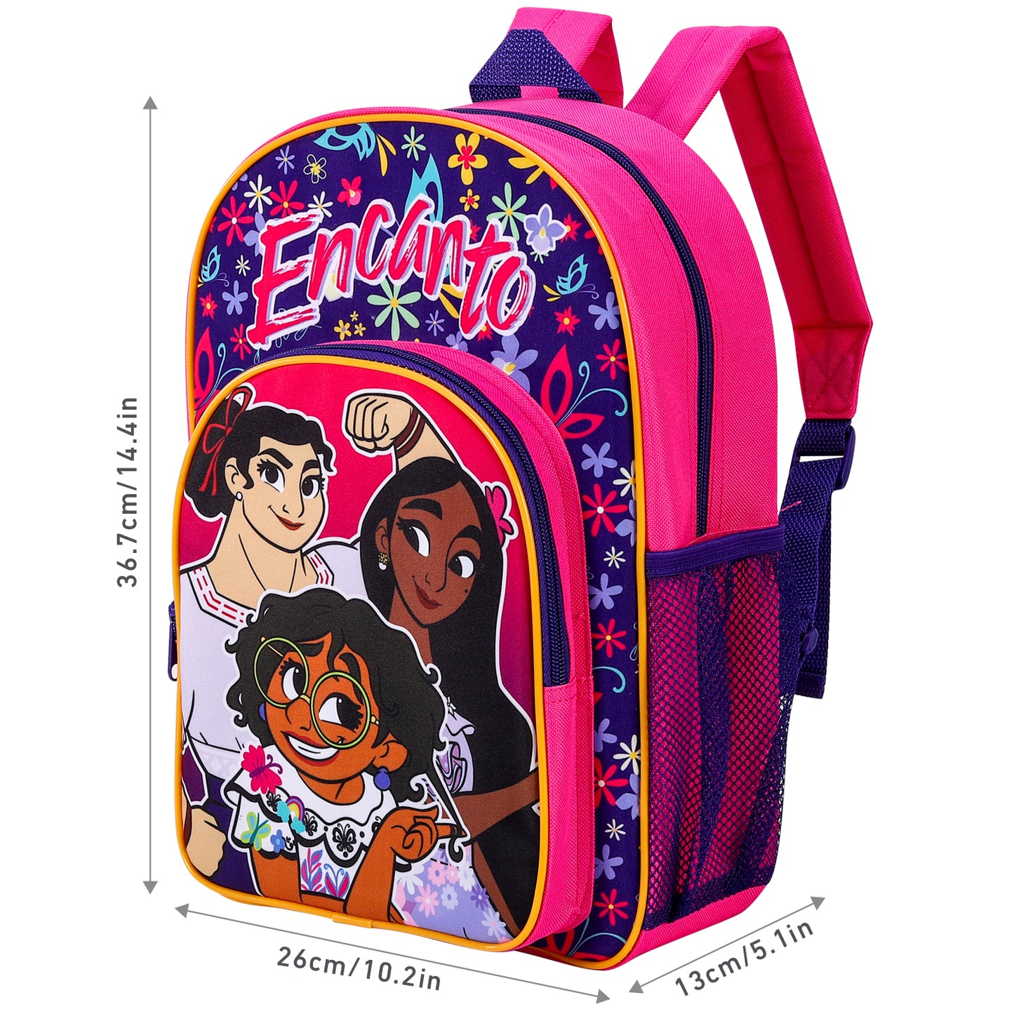 Disney Encanto Kids Childrens Premium Backpack School Rucksack Travel Bag, Multicolour