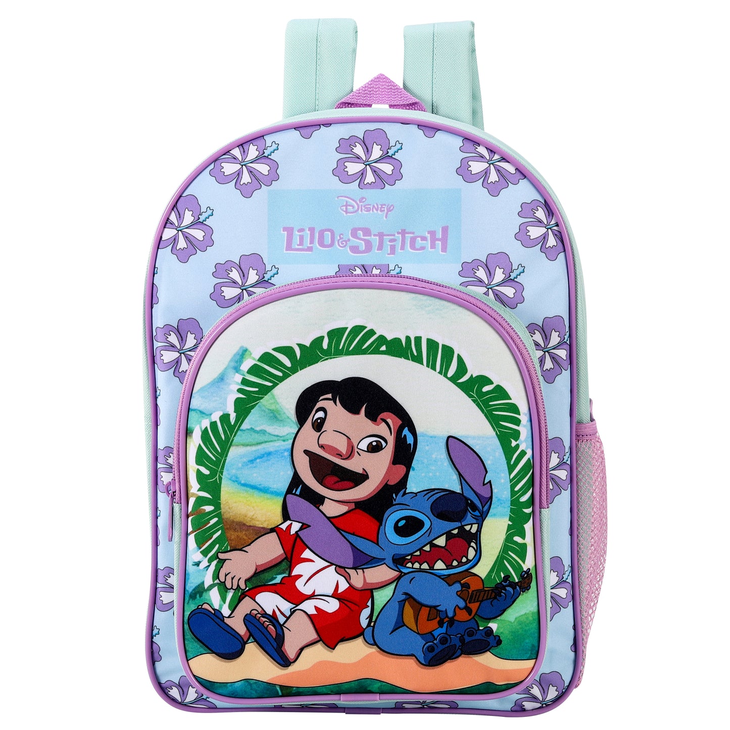 Lilo & Stitch Childrens Backpack Bag Boys Girls with side mesh pocket