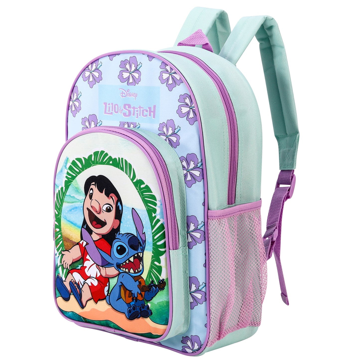 Lilo & Stitch Childrens Backpack Bag Boys Girls with side mesh pocket