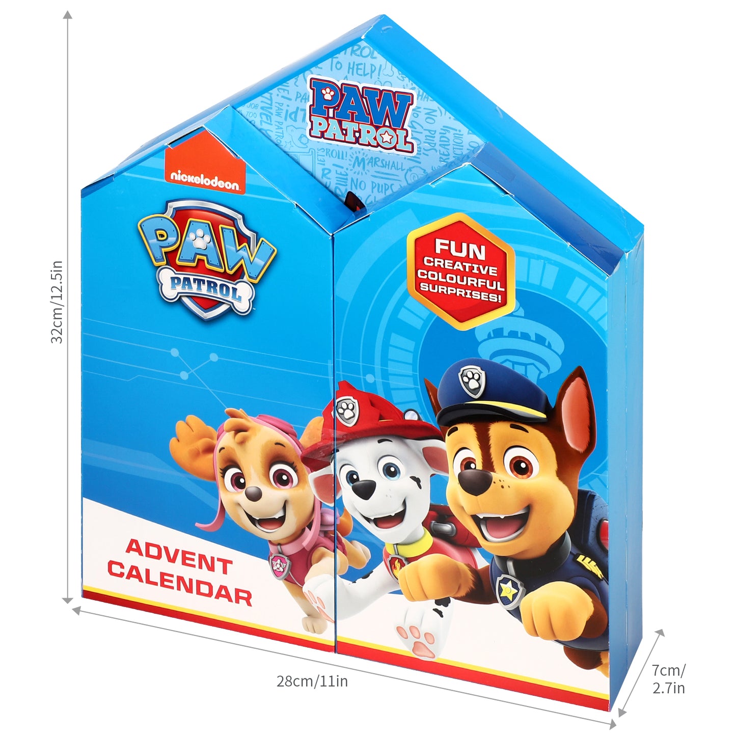 Paw Patrol Calendar Creative Art & Craft Stationery Set Kids Children Xmas Christmas Countdown Fun