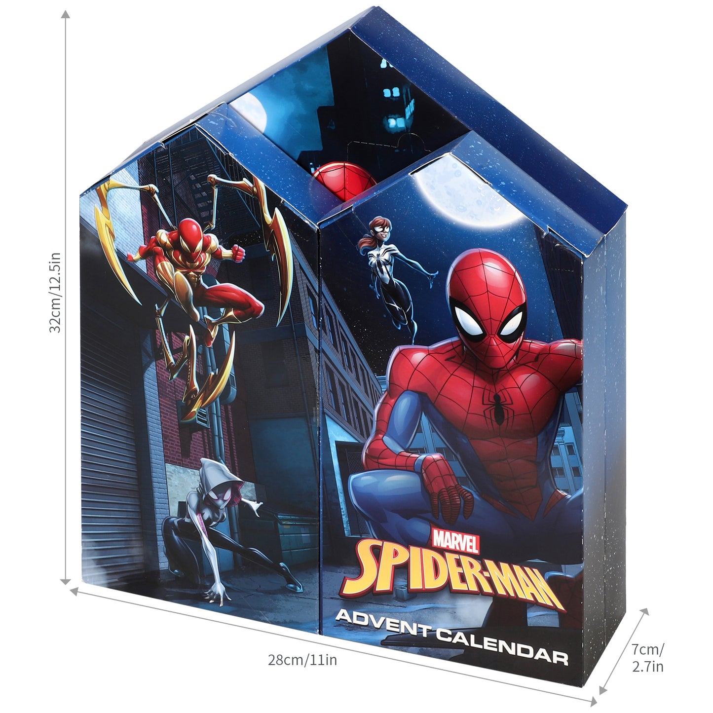 Spiderman Calendar Creative Art & Craft Stationery Set Kids Children Xmas Christmas Countdown Fun