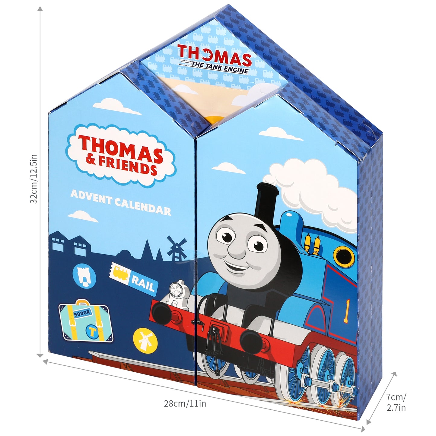 Thomas the Tank Engine Calendar Creative Art & Craft Stationery Set Kids Children Xmas Christmas Countdown Fun