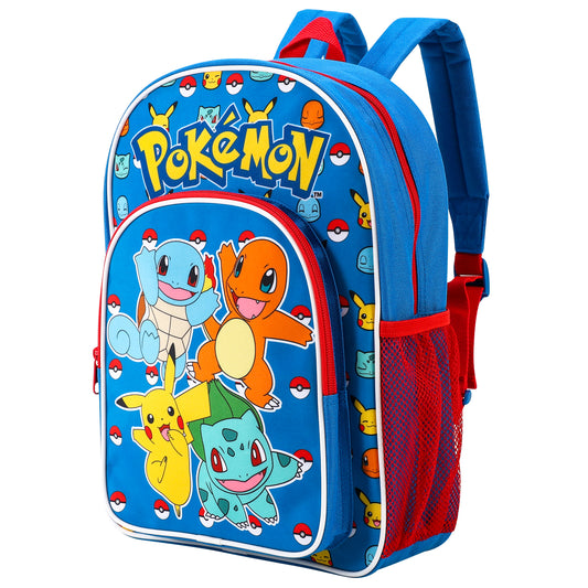 Pokemon Kids Childrens Premium Backpack School Rucksack Travel Bag, Multicolour