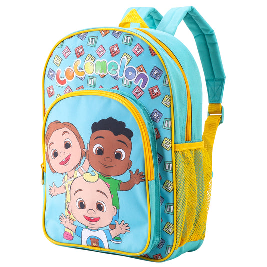 Cocomelon Kids Childrens Premium Backpack School Rucksack Travel Bag, Multicolour